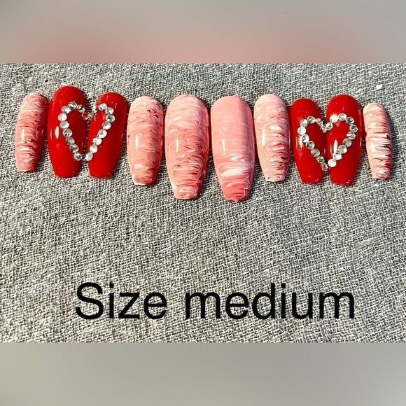 Piece of my heart gel pressons - Picture 7 of 11